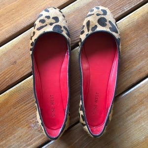 Nine West size 7M cheetah ballet flats